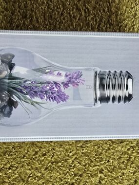 The Spring Shop Purple Lavender Bulb Vase Accent